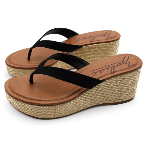 Zodiac Womens Rio Thong Platform Wedge Sandals - Picture 4 of 7